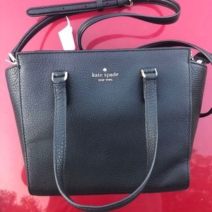Kate Spade Black Leather Purse Shoulder Bag
